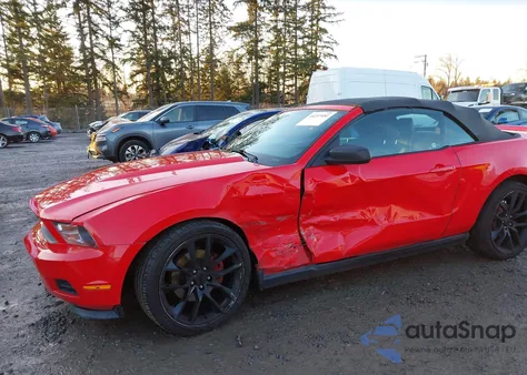 2012 Ford Mustang V6 z USA, uszkodzony, nr VIN 1ZVBP8EM3C5201815